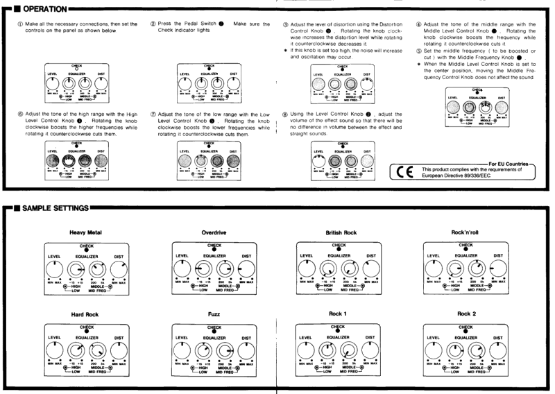 Boss Metal Zone MT2 Sample Settings gif by psychojoedesigns Photobucket